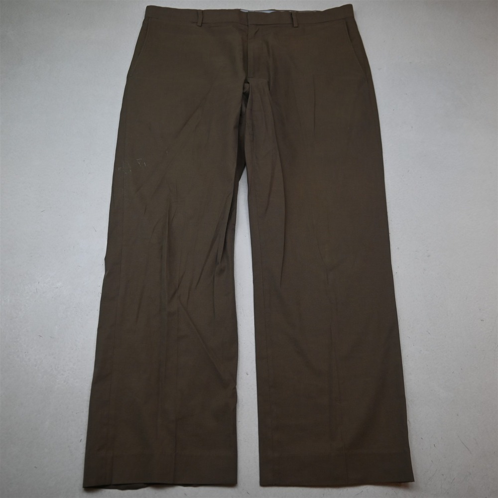 Banana Republic 36x30 Light Brown Flat Front Classic Dress Mens Pants
